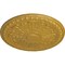 Ekena Millwork Raymond Ceiling Medallion (Fits Canopies up to 5 3/8"), Hnd-Painted Iridescent Gold, 18"OD x 1 1/4"P CM18RA2IGS - alternate 2